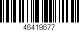 Código de barras (EAN, GTIN, SKU, ISBN): '46419677'