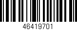 Código de barras (EAN, GTIN, SKU, ISBN): '46419701'