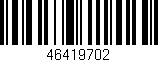 Código de barras (EAN, GTIN, SKU, ISBN): '46419702'