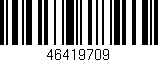 Código de barras (EAN, GTIN, SKU, ISBN): '46419709'