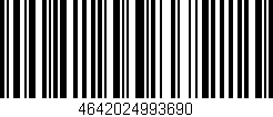Código de barras (EAN, GTIN, SKU, ISBN): '4642024993690'
