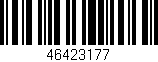 Código de barras (EAN, GTIN, SKU, ISBN): '46423177'