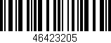 Código de barras (EAN, GTIN, SKU, ISBN): '46423205'