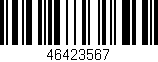 Código de barras (EAN, GTIN, SKU, ISBN): '46423567'