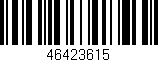 Código de barras (EAN, GTIN, SKU, ISBN): '46423615'