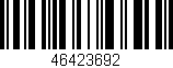 Código de barras (EAN, GTIN, SKU, ISBN): '46423692'