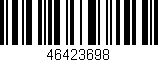 Código de barras (EAN, GTIN, SKU, ISBN): '46423698'