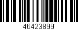 Código de barras (EAN, GTIN, SKU, ISBN): '46423899'