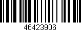 Código de barras (EAN, GTIN, SKU, ISBN): '46423906'