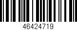 Código de barras (EAN, GTIN, SKU, ISBN): '46424719'