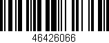 Código de barras (EAN, GTIN, SKU, ISBN): '46426066'