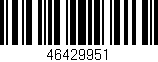Código de barras (EAN, GTIN, SKU, ISBN): '46429951'