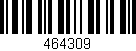 Código de barras (EAN, GTIN, SKU, ISBN): '464309'