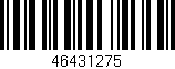 Código de barras (EAN, GTIN, SKU, ISBN): '46431275'