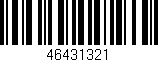 Código de barras (EAN, GTIN, SKU, ISBN): '46431321'