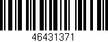 Código de barras (EAN, GTIN, SKU, ISBN): '46431371'