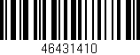 Código de barras (EAN, GTIN, SKU, ISBN): '46431410'