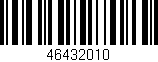 Código de barras (EAN, GTIN, SKU, ISBN): '46432010'