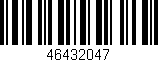 Código de barras (EAN, GTIN, SKU, ISBN): '46432047'