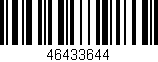 Código de barras (EAN, GTIN, SKU, ISBN): '46433644'
