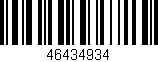 Código de barras (EAN, GTIN, SKU, ISBN): '46434934'