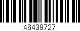 Código de barras (EAN, GTIN, SKU, ISBN): '46439727'