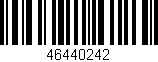 Código de barras (EAN, GTIN, SKU, ISBN): '46440242'