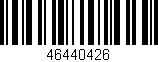 Código de barras (EAN, GTIN, SKU, ISBN): '46440426'
