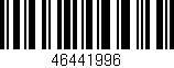 Código de barras (EAN, GTIN, SKU, ISBN): '46441996'