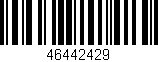 Código de barras (EAN, GTIN, SKU, ISBN): '46442429'