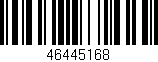 Código de barras (EAN, GTIN, SKU, ISBN): '46445168'