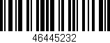 Código de barras (EAN, GTIN, SKU, ISBN): '46445232'