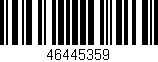 Código de barras (EAN, GTIN, SKU, ISBN): '46445359'
