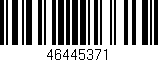 Código de barras (EAN, GTIN, SKU, ISBN): '46445371'