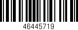 Código de barras (EAN, GTIN, SKU, ISBN): '46445719'