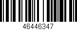 Código de barras (EAN, GTIN, SKU, ISBN): '46446347'