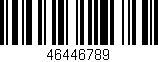 Código de barras (EAN, GTIN, SKU, ISBN): '46446789'