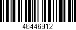 Código de barras (EAN, GTIN, SKU, ISBN): '46446912'