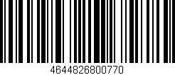 Código de barras (EAN, GTIN, SKU, ISBN): '4644826800770'