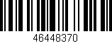 Código de barras (EAN, GTIN, SKU, ISBN): '46448370'