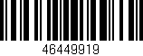 Código de barras (EAN, GTIN, SKU, ISBN): '46449919'