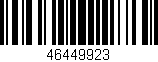 Código de barras (EAN, GTIN, SKU, ISBN): '46449923'