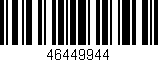 Código de barras (EAN, GTIN, SKU, ISBN): '46449944'