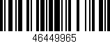 Código de barras (EAN, GTIN, SKU, ISBN): '46449965'