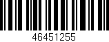 Código de barras (EAN, GTIN, SKU, ISBN): '46451255'