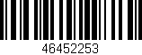 Código de barras (EAN, GTIN, SKU, ISBN): '46452253'