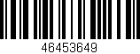 Código de barras (EAN, GTIN, SKU, ISBN): '46453649'