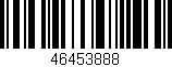Código de barras (EAN, GTIN, SKU, ISBN): '46453888'