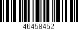 Código de barras (EAN, GTIN, SKU, ISBN): '46458452'