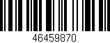 Código de barras (EAN, GTIN, SKU, ISBN): '46459870'